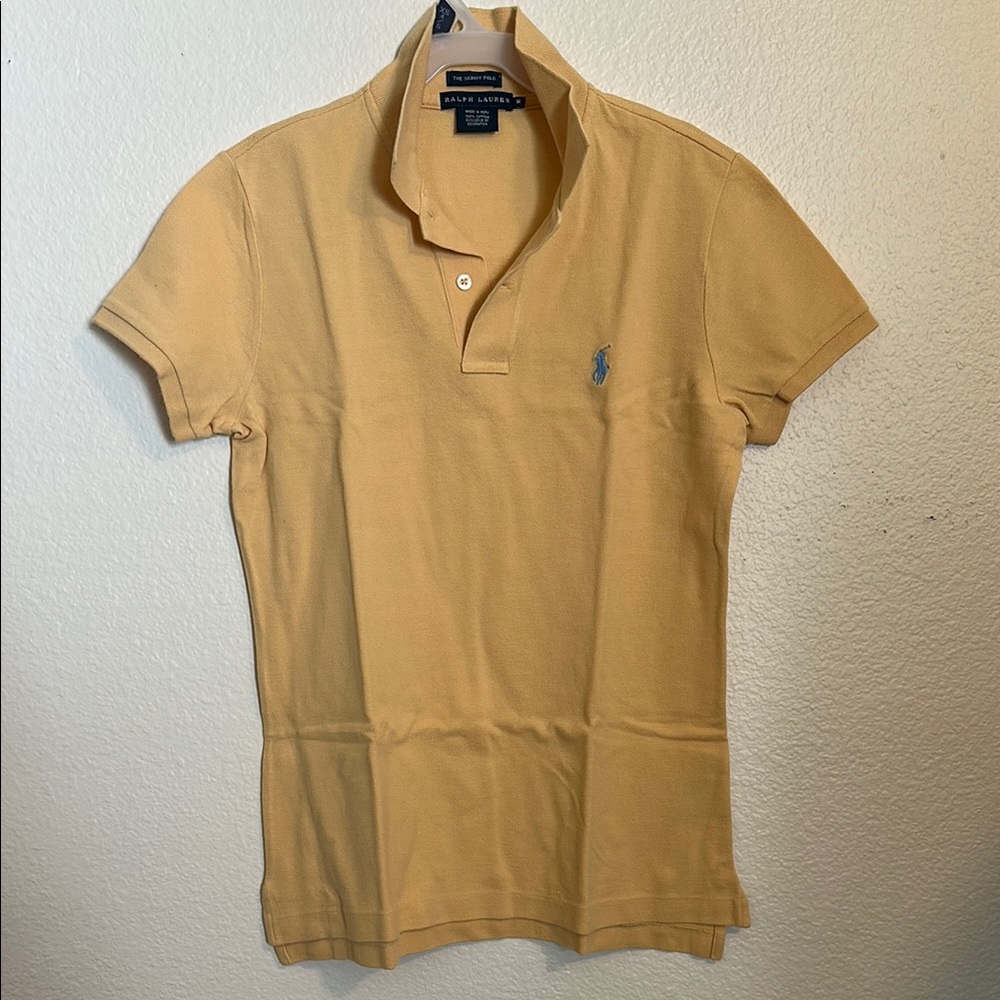 Ralph Lauren Tan Short Sleeve Polo Shirt